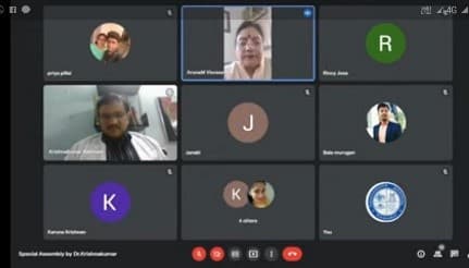 Online awareness session on COVID-19 management